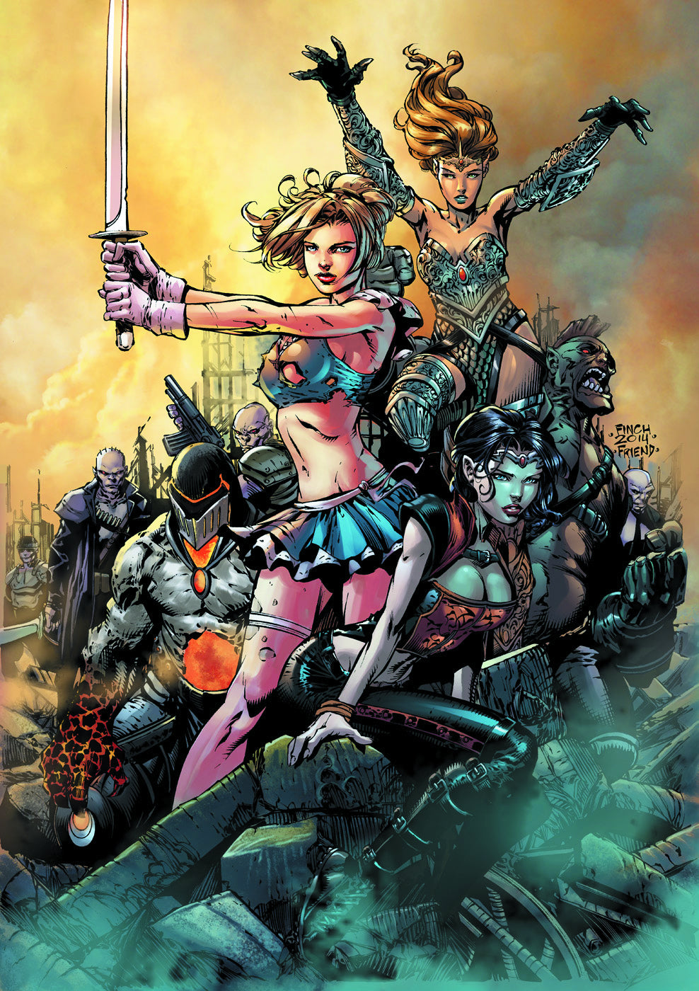 GFT REALM WAR #1 (OF 12) B CVR FINCH (AOFD) (MR)