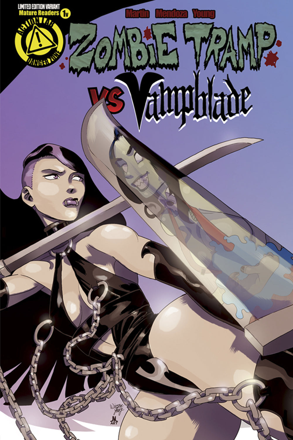 ZOMBIE TRAMP VS VAMPBLADE #1 VAMPBLADE VAR (MR)