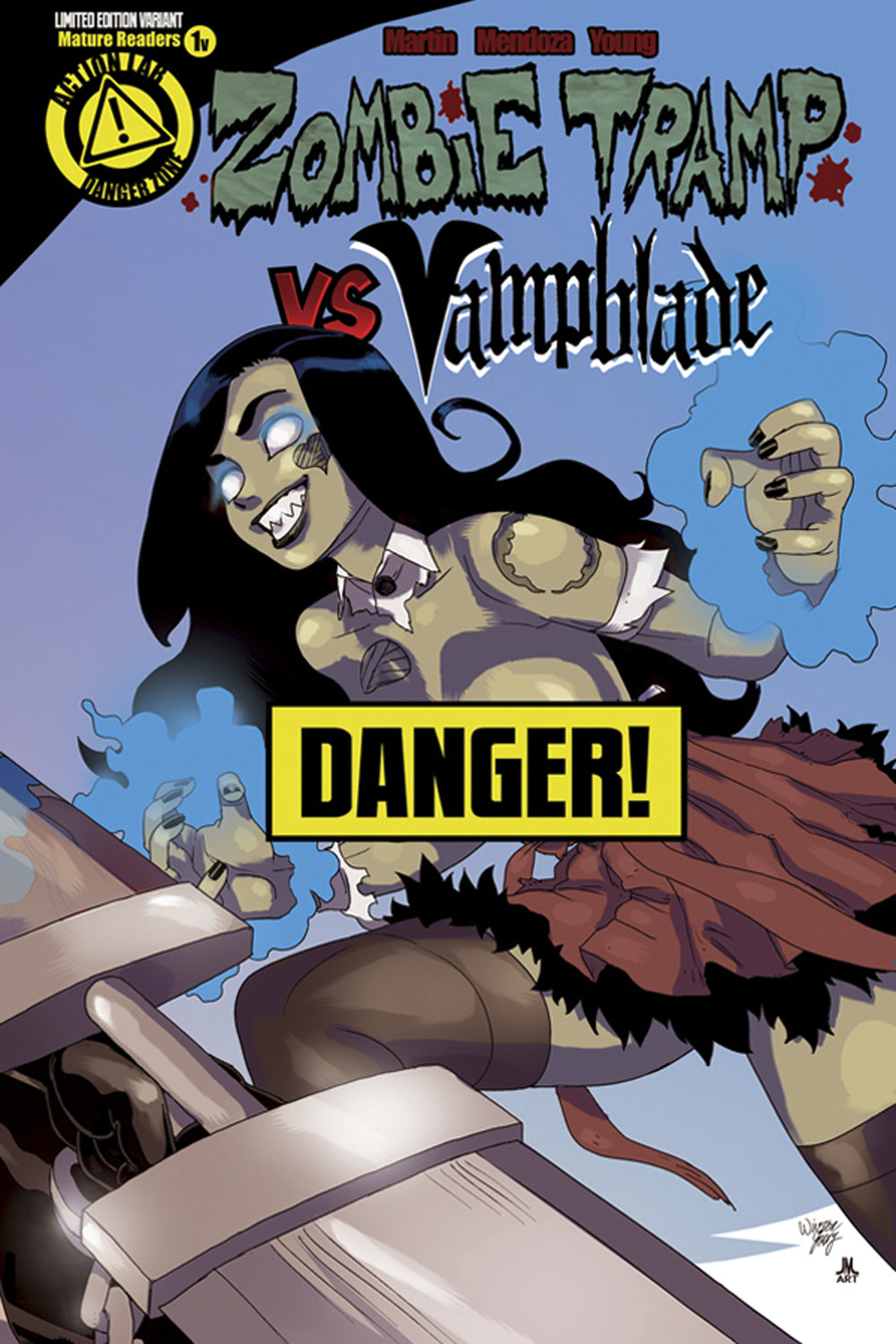 ZOMBIE TRAMP VS VAMPBLADE #1 ZOMBIE TRAMP RISQUE VAR (MR)