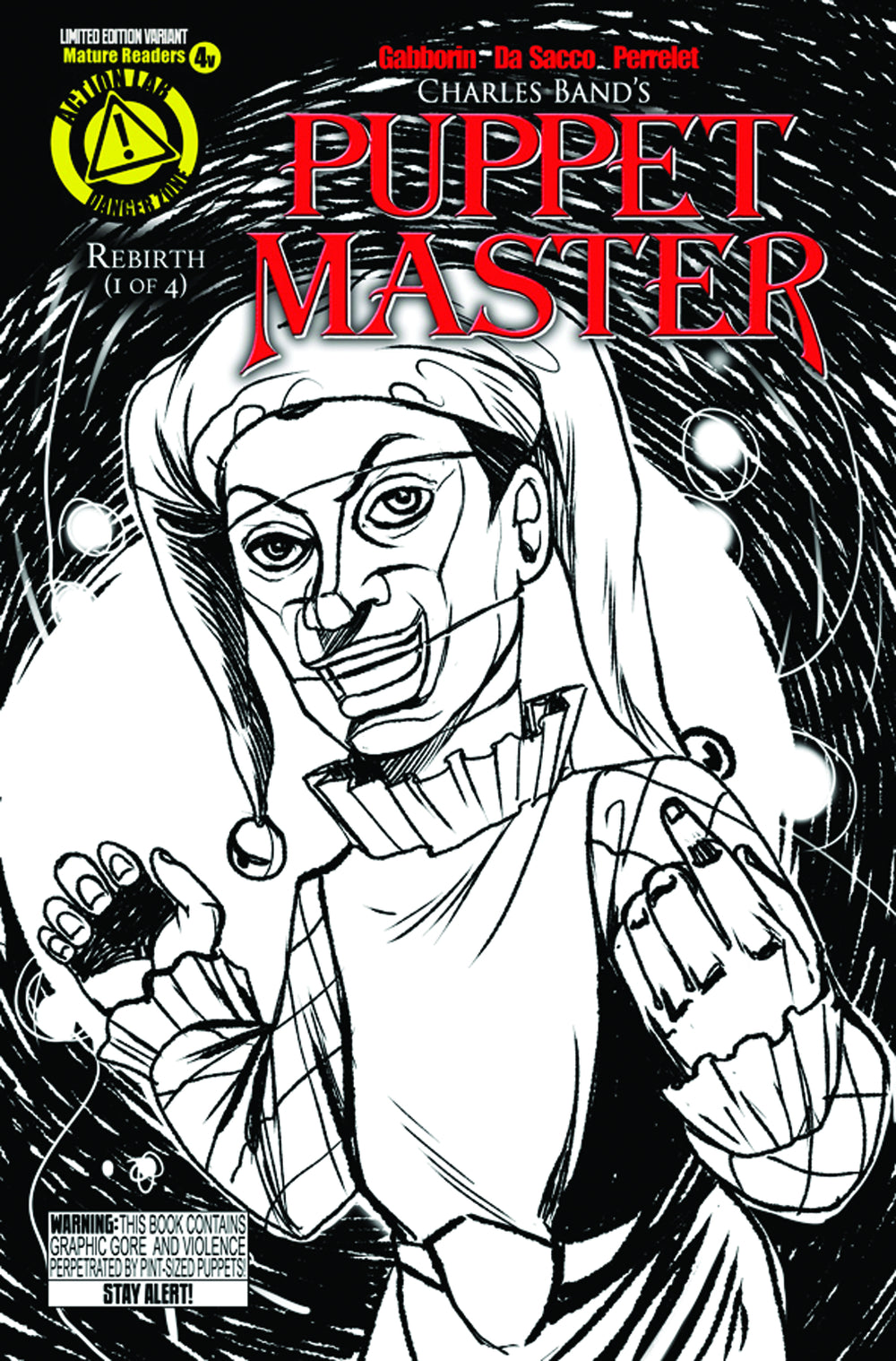 PUPPET MASTER #4 JESTER SKETCH VAR (MR)