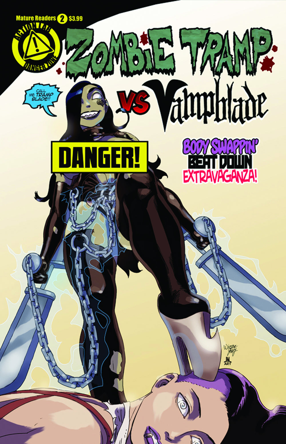 ZOMBIE TRAMP VS VAMPBLADE #2 VAMPBLADE RISQUE VAR (MR)