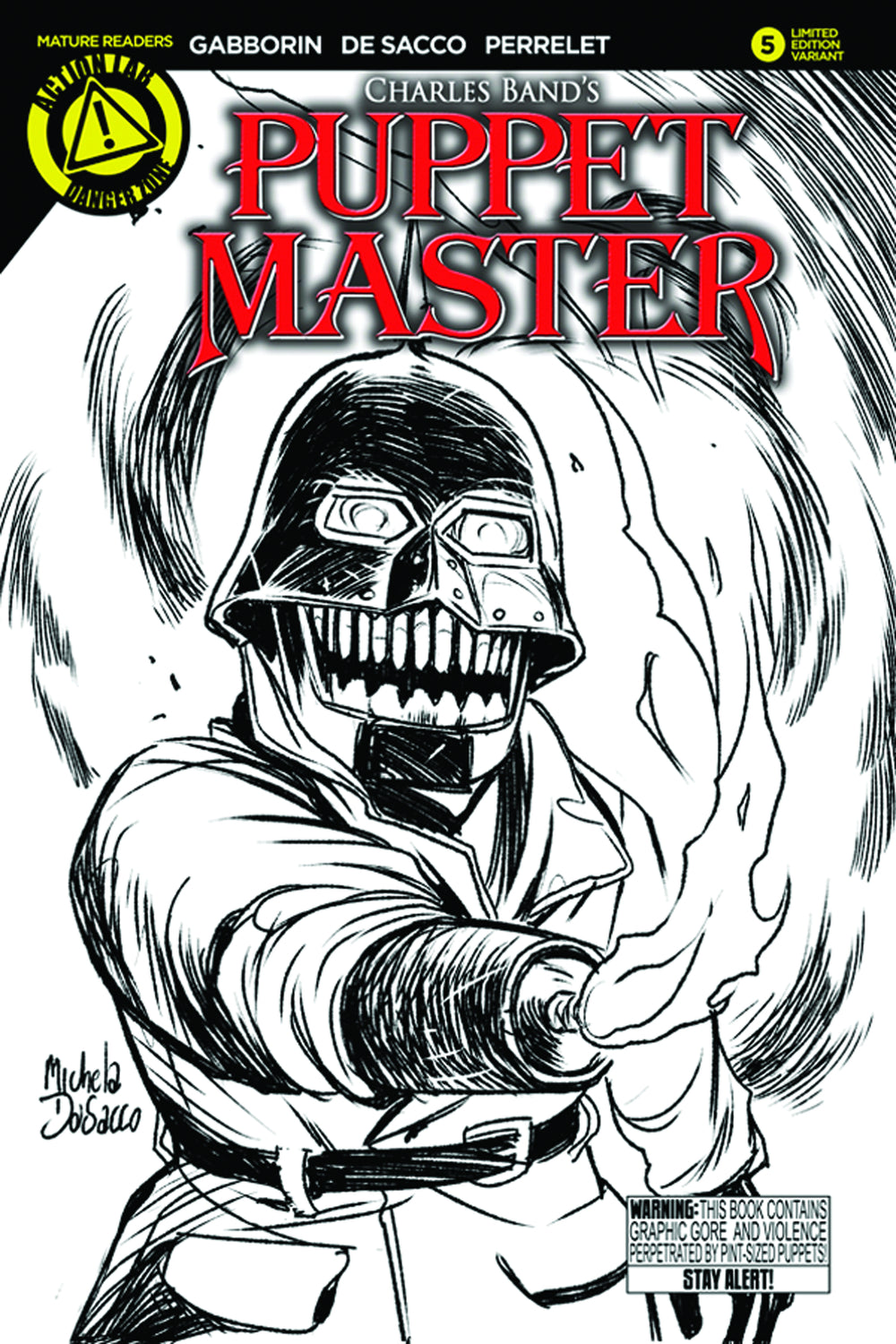 PUPPET MASTER #5 TORCH SKETCH VAR (MR)