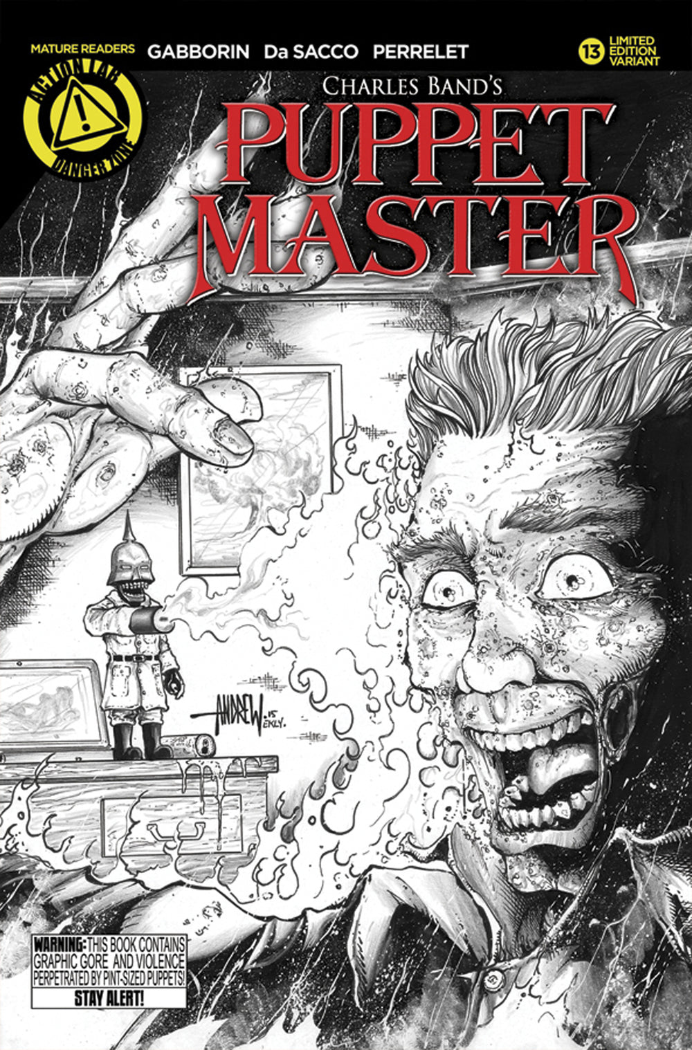 PUPPET MASTER #13 CVR C SKETCH KILL (MR)