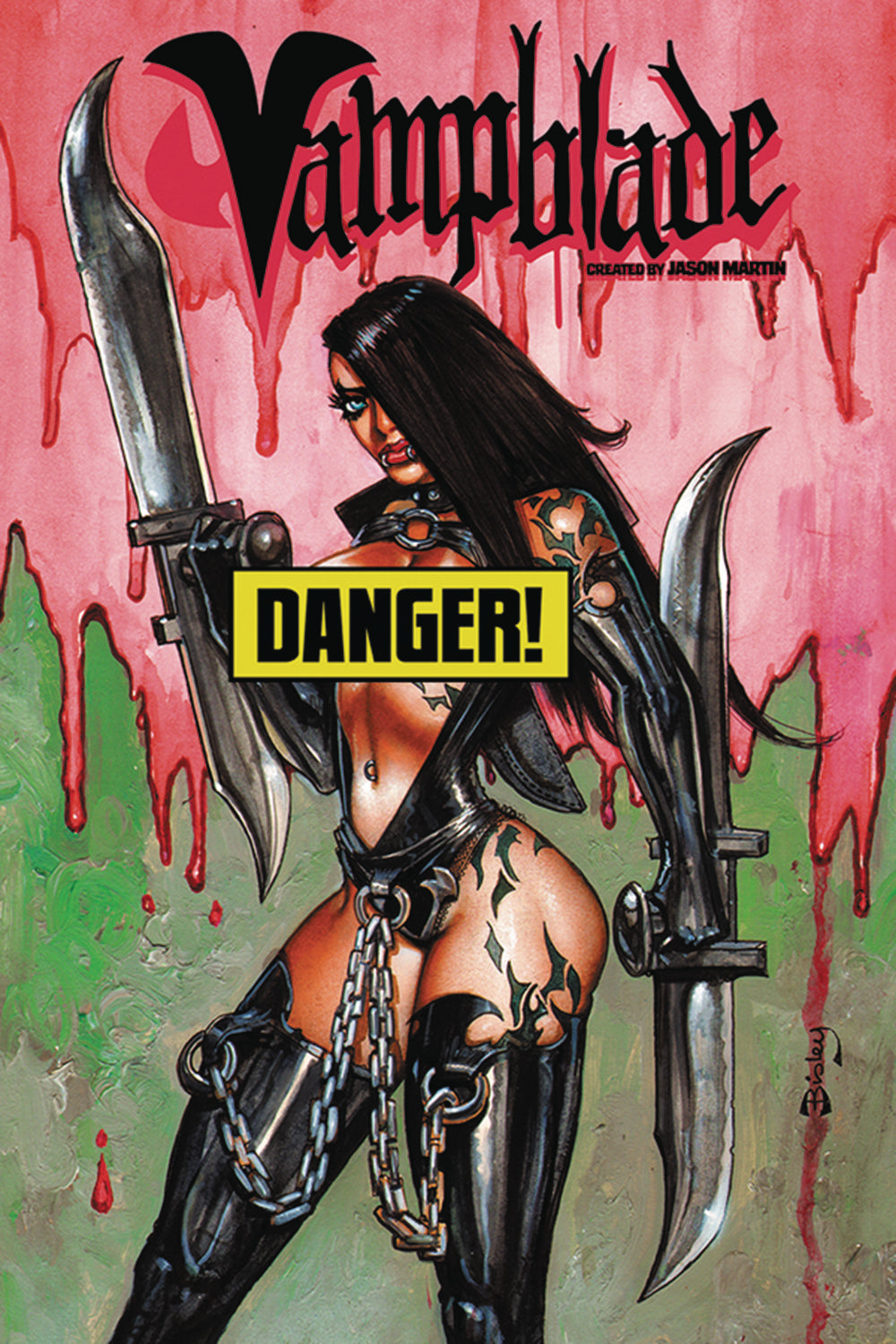 VAMPBLADE #1 AOD SIMON BISLEY RISQUE CVR (MR)