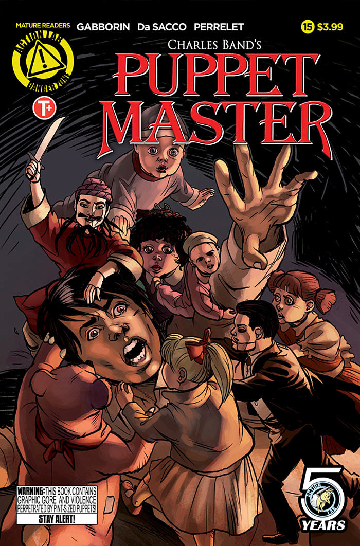 PUPPET MASTER #15 CVR A DA SACCO (MR)