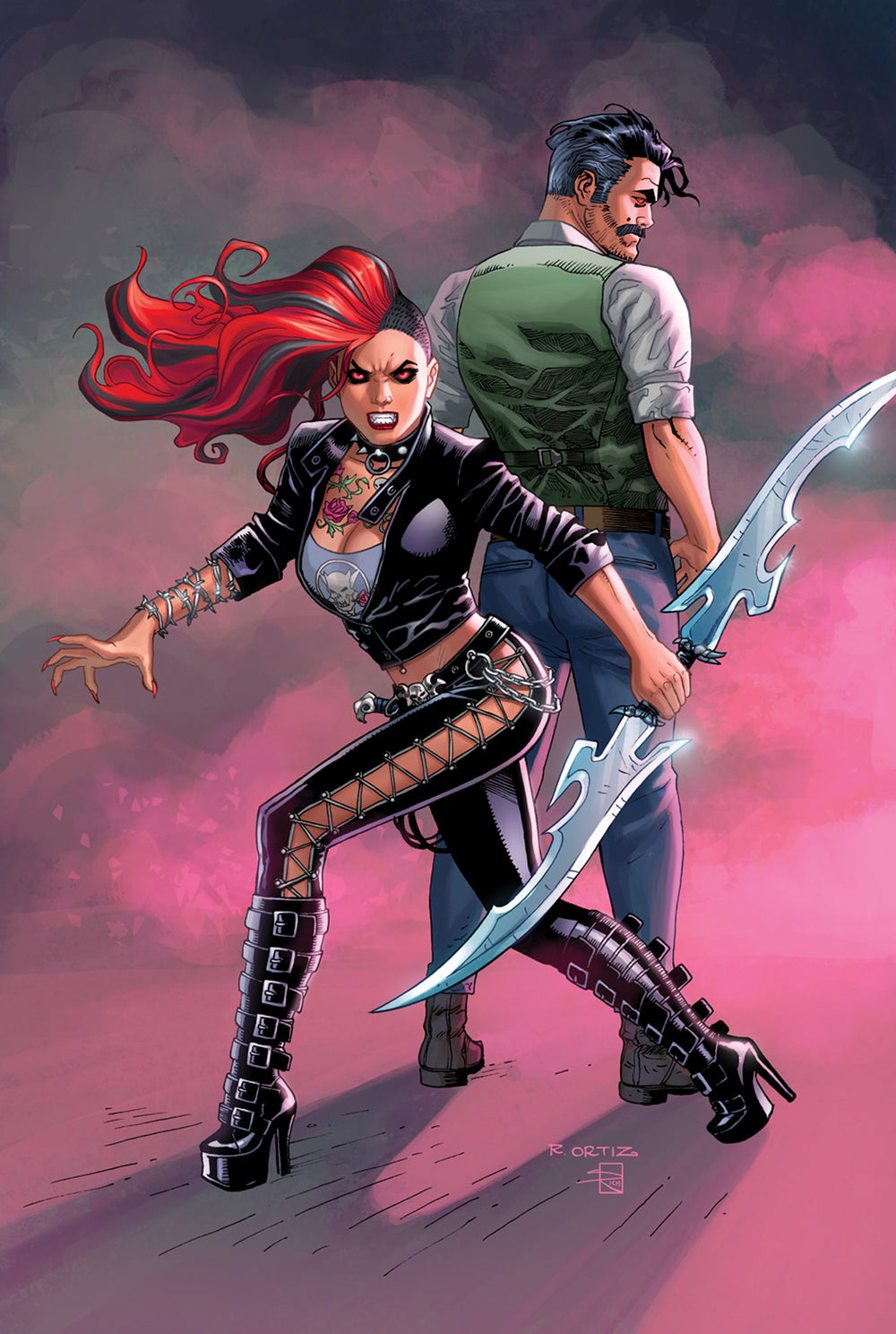 GFT HELLCHILD #4 (OF 5) A CVR ORTIZ