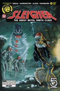 SLEIGHER HEAVY METAL SANTA CLAUS #2 (OF 4) CVR B RAMON (MR)