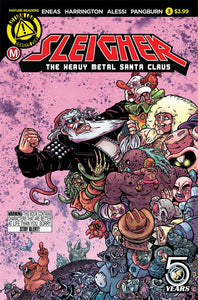 SLEIGHER HEAVY METAL SANTA CLAUS #3 (OF 4) (MR)
