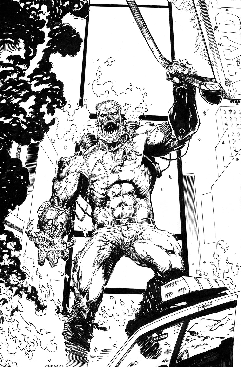 GFT VAN HELSING VS FRANKENSTEIN #3 (OF 5) CVR B METCALF (MR)