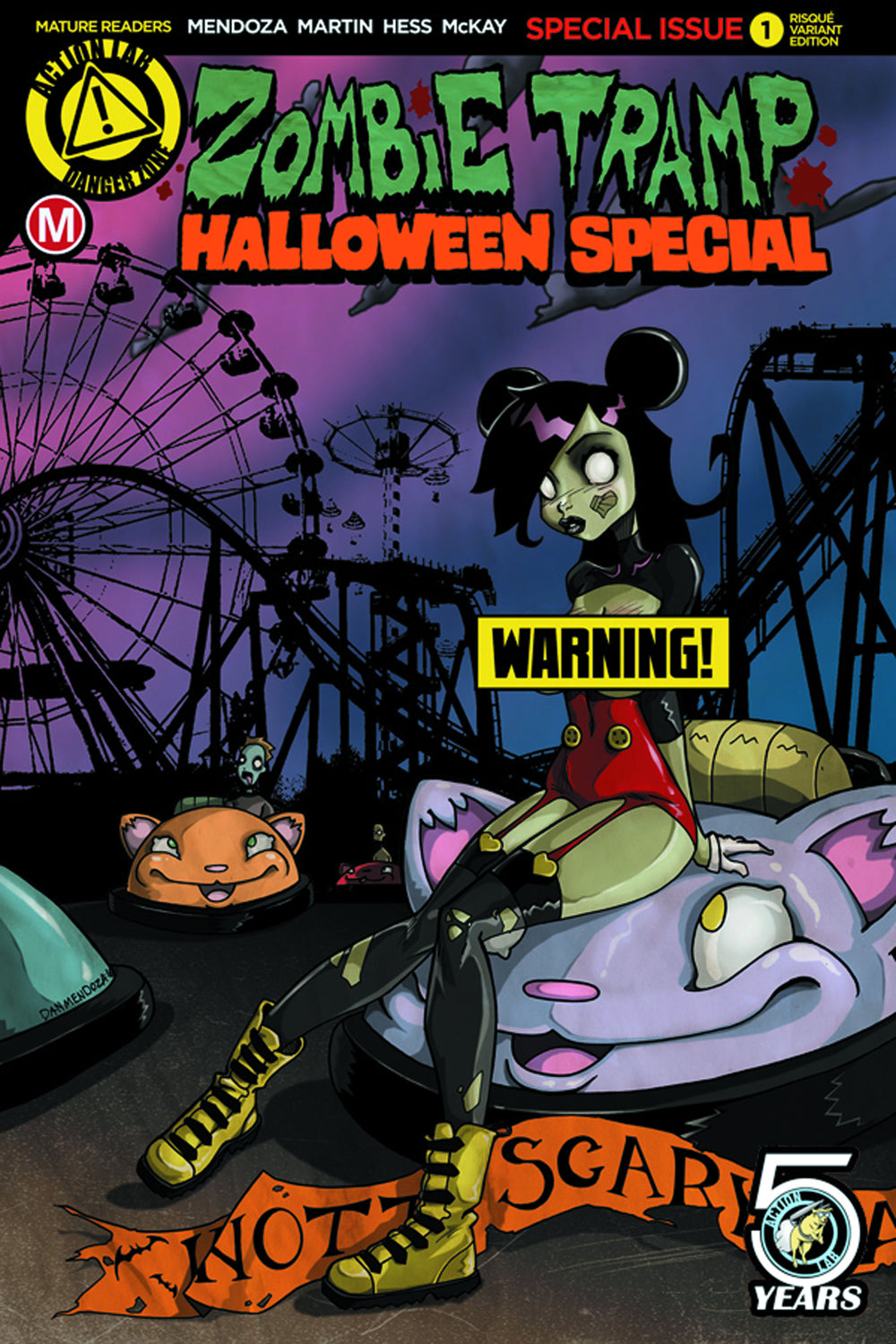 ZOMBIE TRAMP HALLOWEEN 2016 SP CVR B MENDOZA RISQUE (MR)