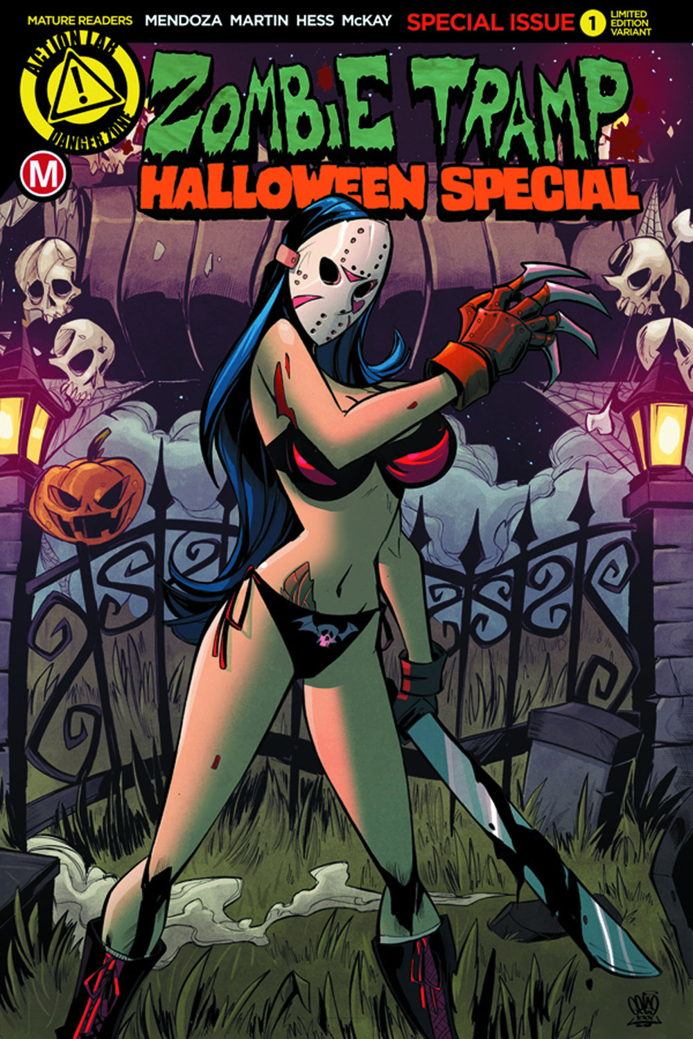ZOMBIE TRAMP HALLOWEEN 2016 SP CVR C SLASHER (MR)