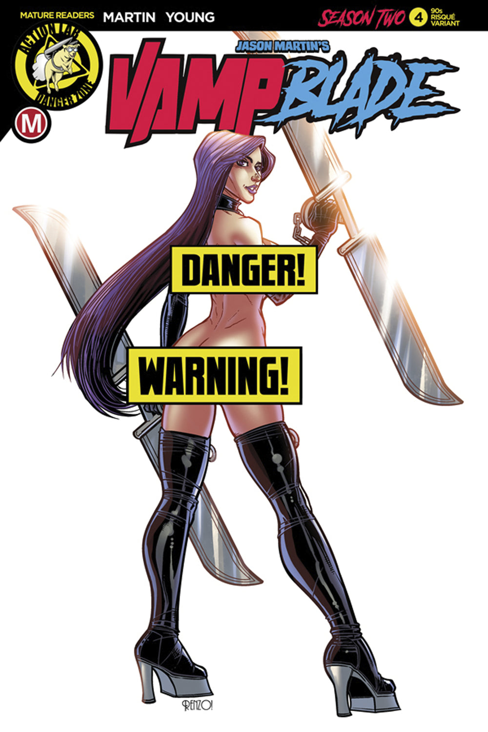 VAMPBLADE SEASON TWO #4 CVR F RODRIGUEZ 90S VAR RISQUE (MR)