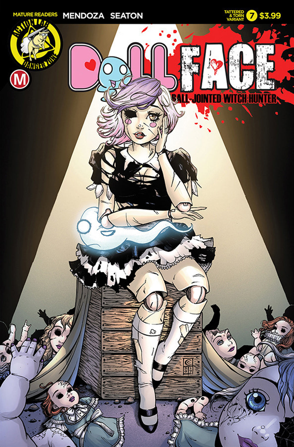 DOLLFACE #7 CVR F TURNER PIN UP TATTERED & TORN (MR)