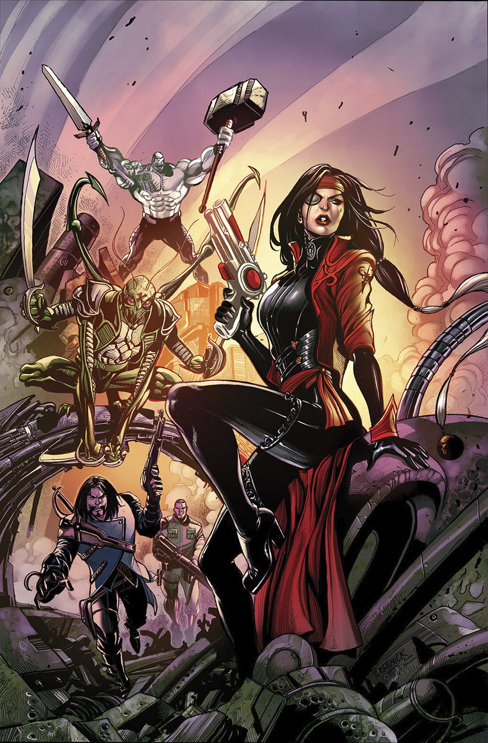 BLACK SABLE #1 (OF 6) CVR E DERENICK