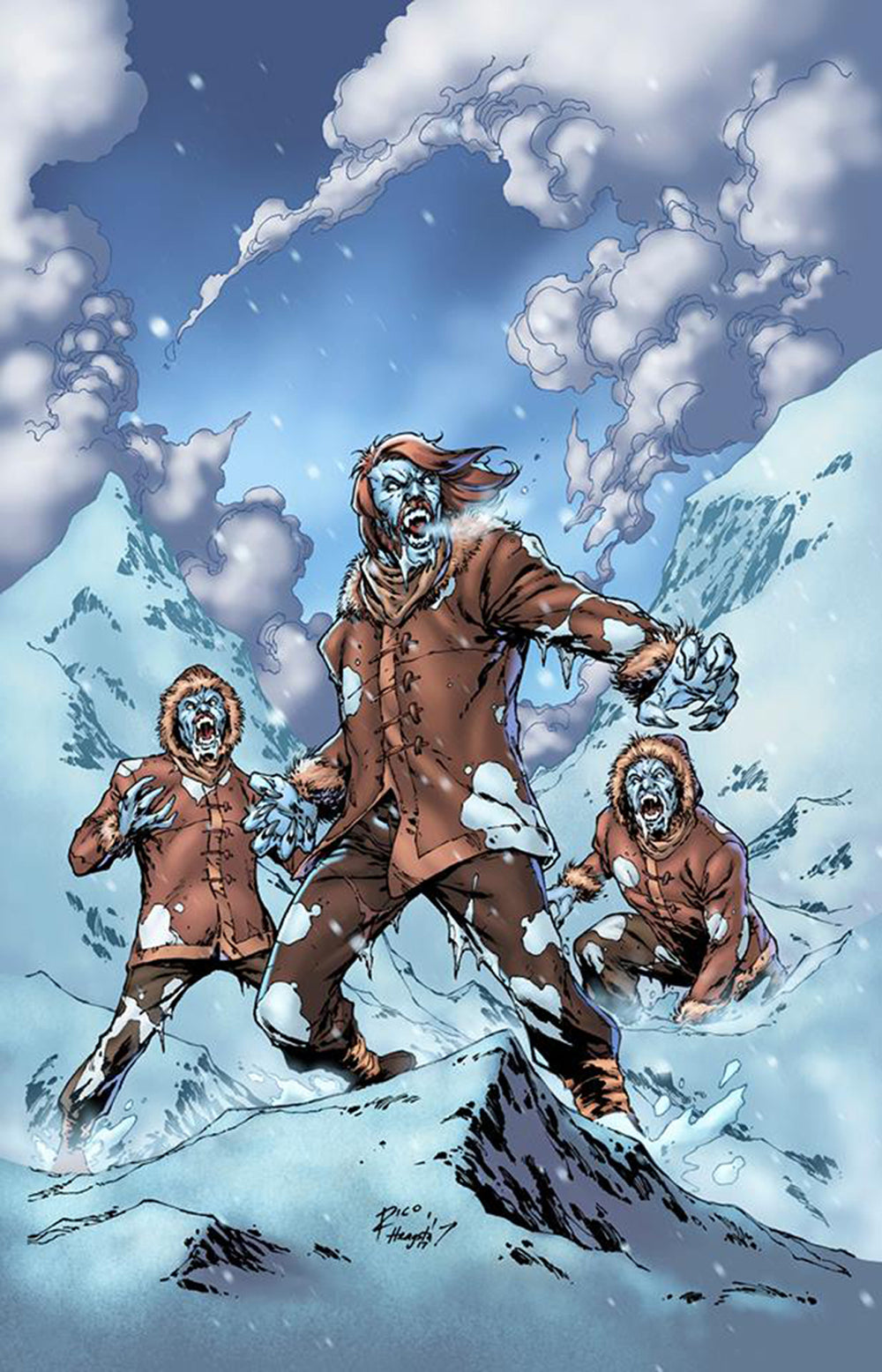 VAN HELSING VS THE WEREWOLF #3 CVR D RICHARDSON
