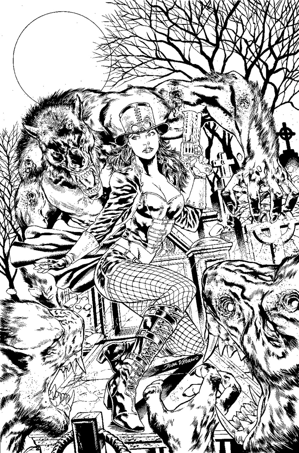 VAN HELSING VS THE WEREWOLF #4 CVR B VITORINO
