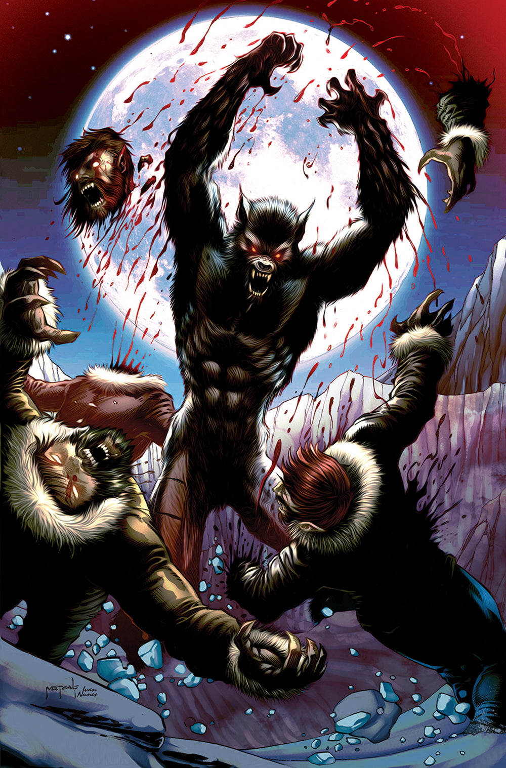 VAN HELSING VS THE WEREWOLF #4 CVR D METCALF