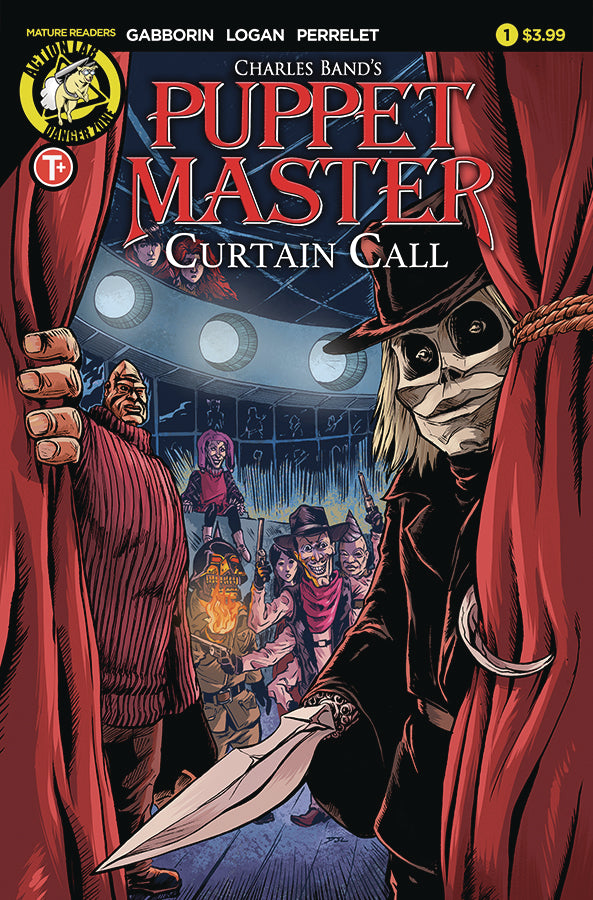 PUPPET MASTER CURTAIN CALL #1 CVR A LOGAN (MR)
