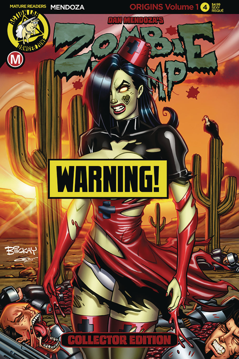 ZOMBIE TRAMP ORIGINS #4 CVR D MCKAY RISQUE (MR)