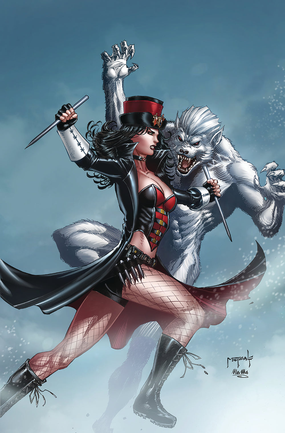 VAN HELSING VS THE WEREWOLF #6 CVR B METCALF