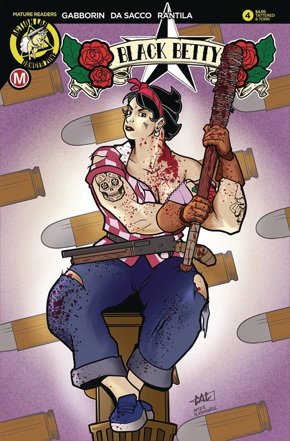 BLACK BETTY #4 CVR F CICCONI TATTERED & TORN (MR)