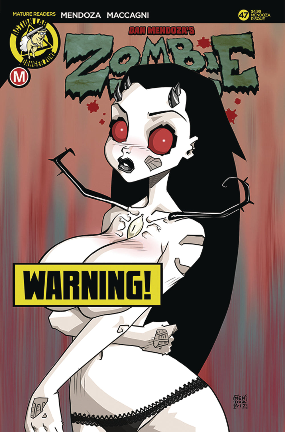 ZOMBIE TRAMP ONGOING #47 CVR F MENDOZA RISQUE (MR)