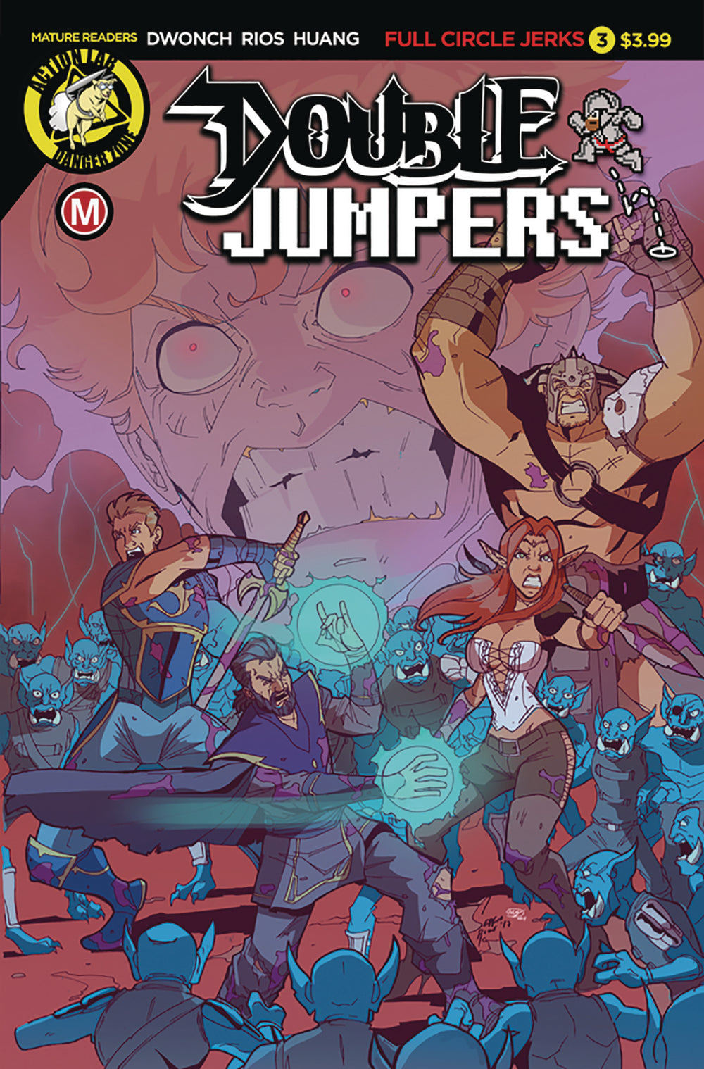 DOUBLE JUMPERS FULL CIRCLE JERKS #3 (OF 4) CVR A RIOS (MR)