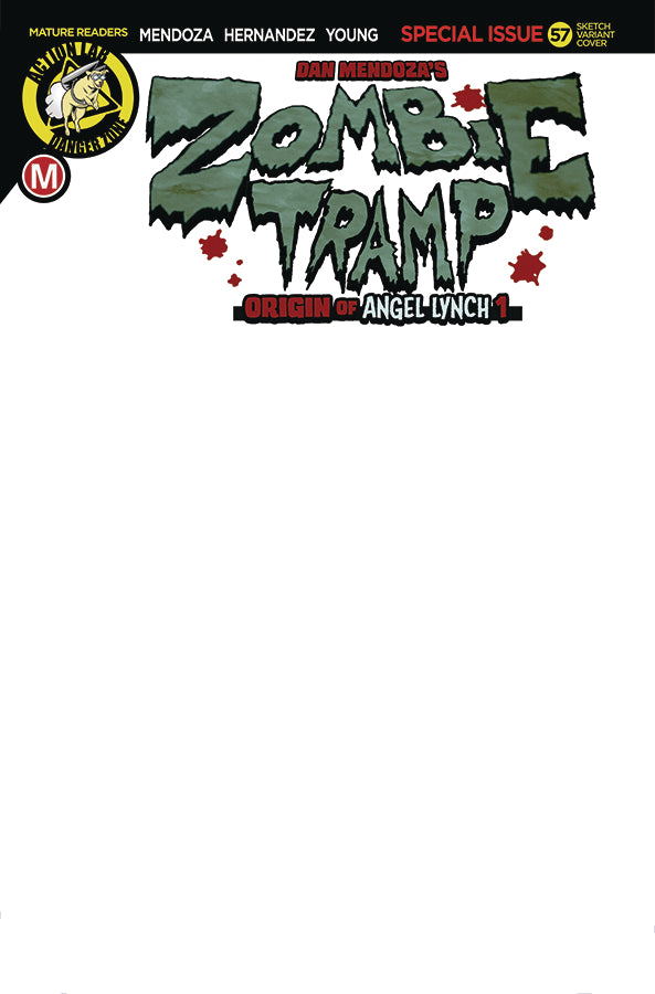 ZOMBIE TRAMP ONGOING #57 CVR G BLANK SKETCH (MR)