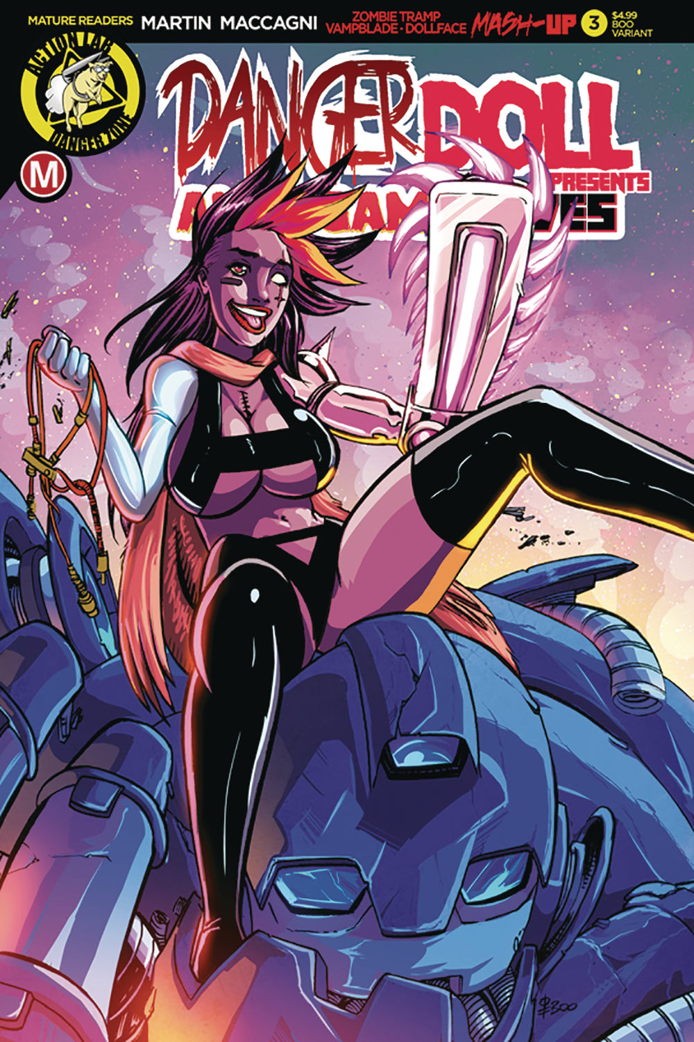 DANGER DOLL SQUAD PRESENTS AMALGAMA LIVES #3 CVR C RUDETOONS