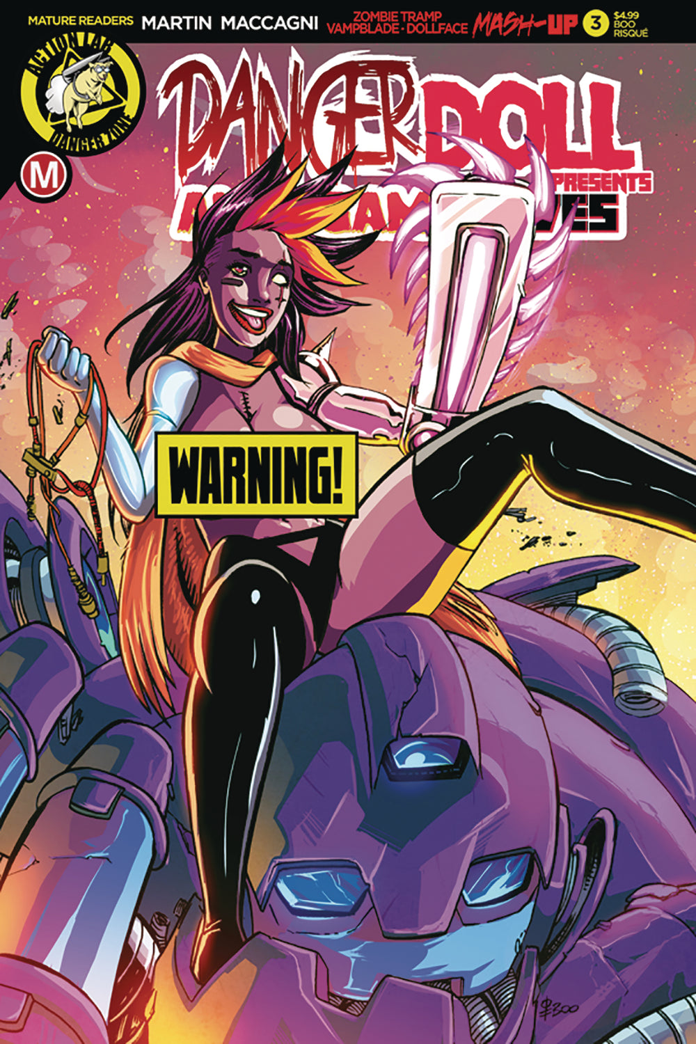 DANGER DOLL SQUAD PRESENTS AMALGAMA LIVES #3 CVR D RUDETOONS
