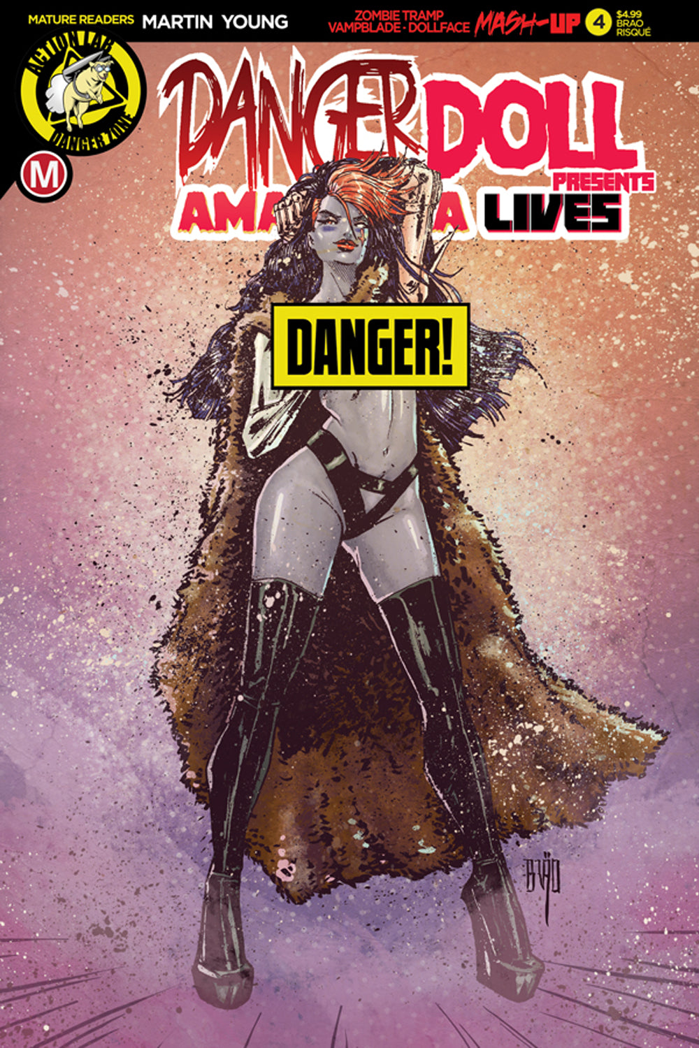 DANGER DOLL SQUAD PRESENTS AMALGAMA LIVES #4 CVR F ACTION FI