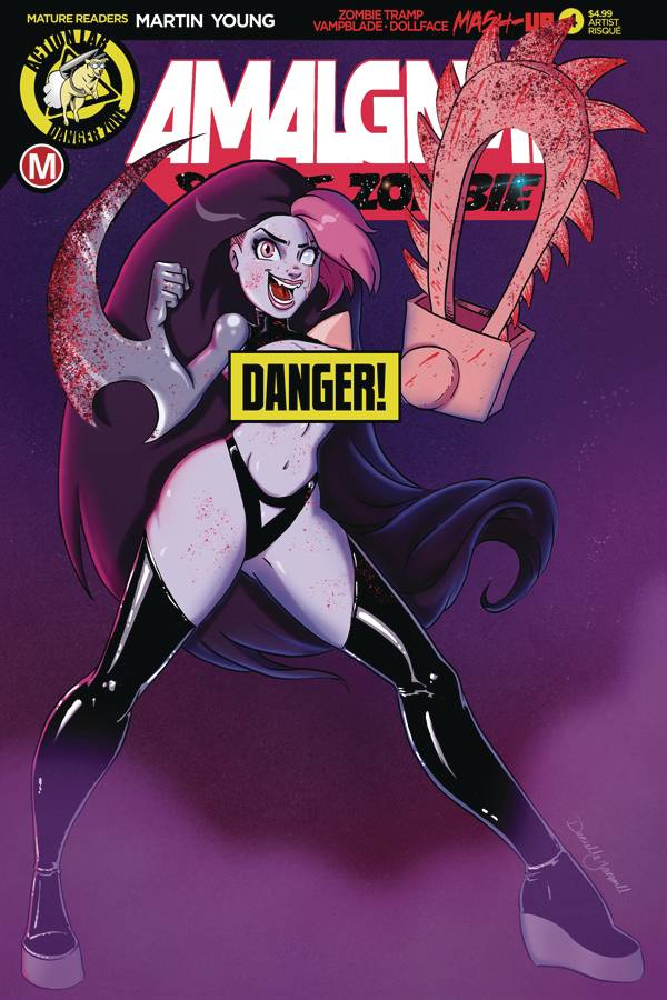 AMALGAMA SPACE ZOMBIE #4 CVR F GRANSAULL RISQUE (MR)