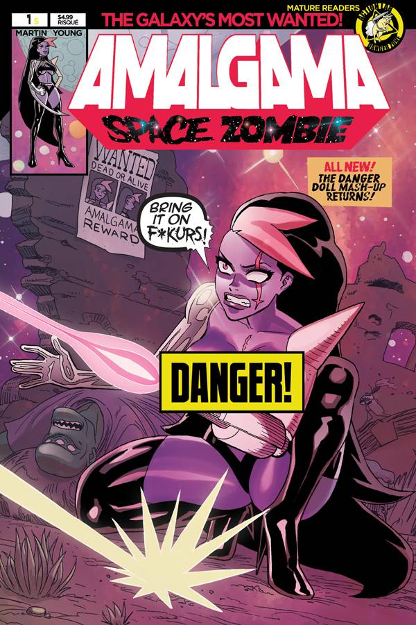 AMALGAMA SPACE ZOMBIE MOST WANTED #1 CVR B YOUNG RISQUE (MR)
