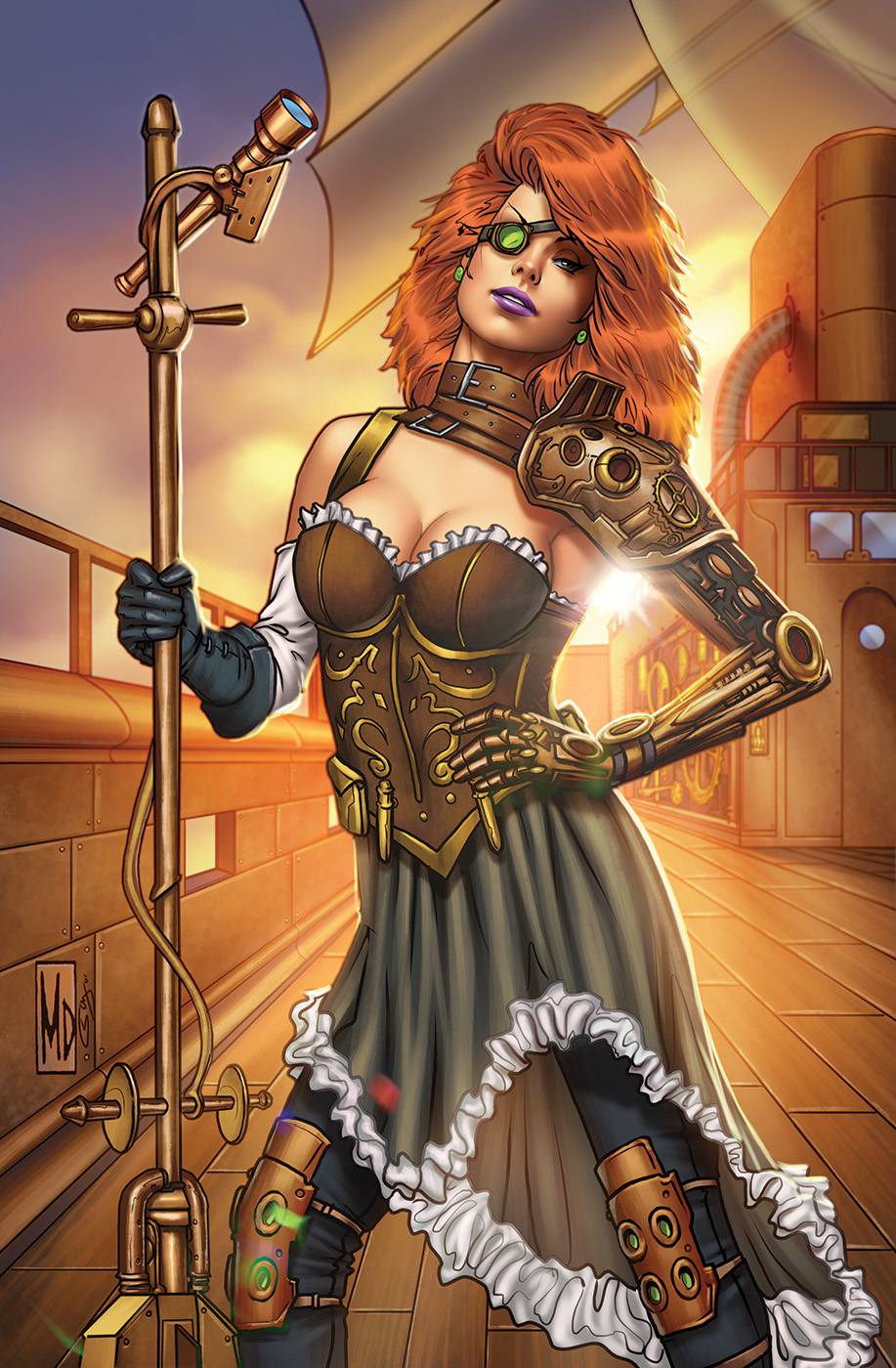 GRIMM UNIVERSE PRESENTS QTRLY STEAMPUNK CVR C DIPASCALE