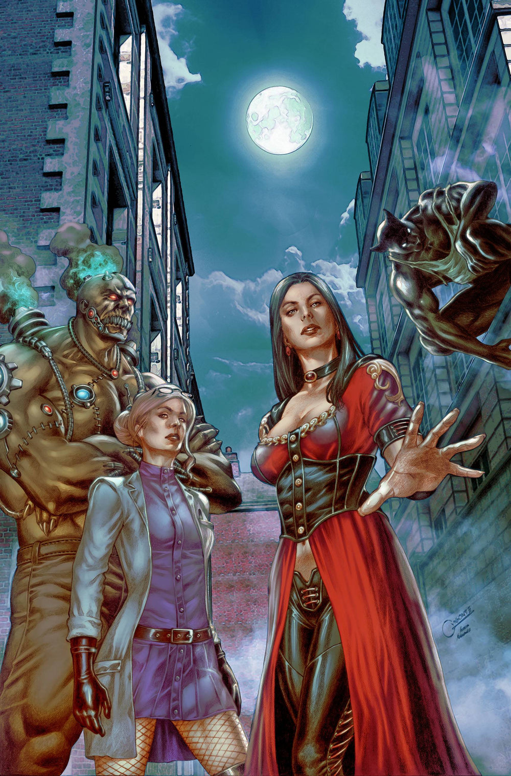 VAN HELSING RETURN LEAGUE OF MONSTERS #1 CVR B VIGONTE