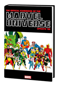 OFFICIAL HANDBOOK MARVEL 89 OMNIBUS HC DM VAR FRENZ IRON MAN