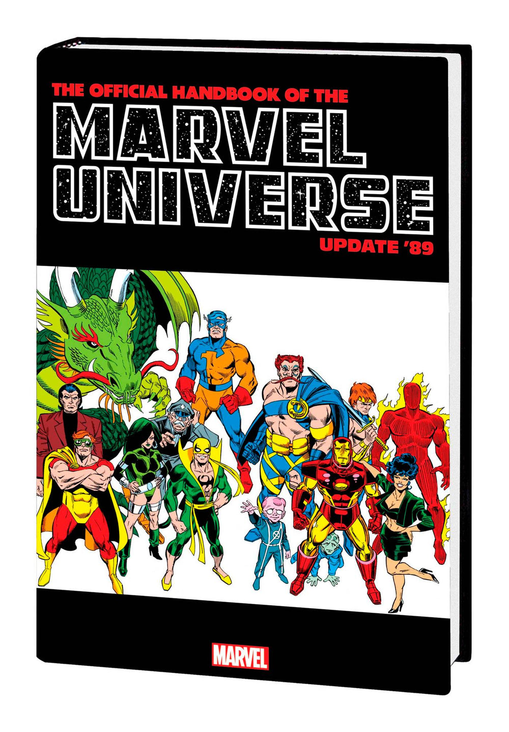 OFFICIAL HANDBOOK MARVEL 89 OMNIBUS HC DM VAR FRENZ IRON MAN