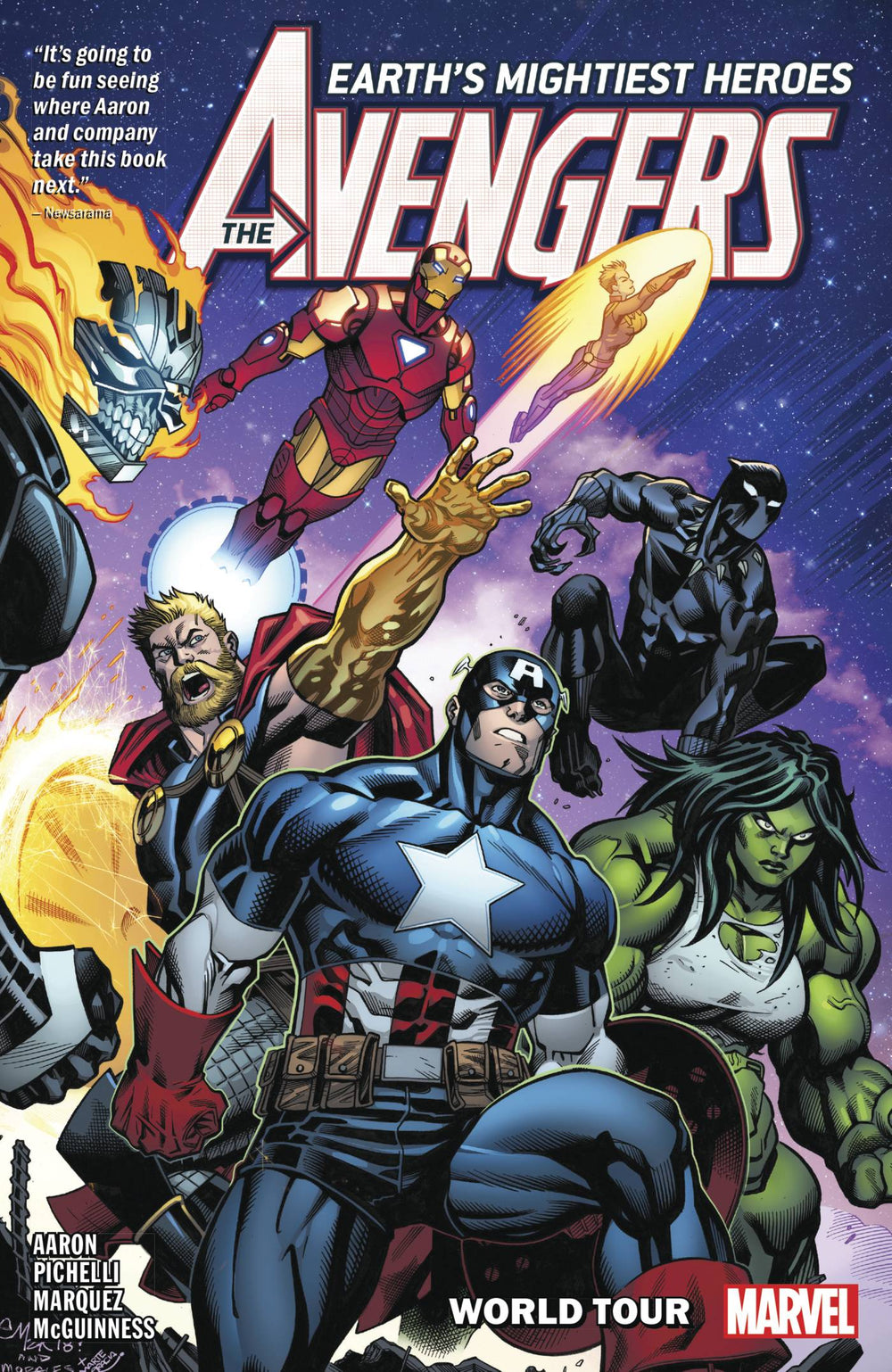 AVENGERS BY JASON AARON TP VOL 02 WORLD TOUR