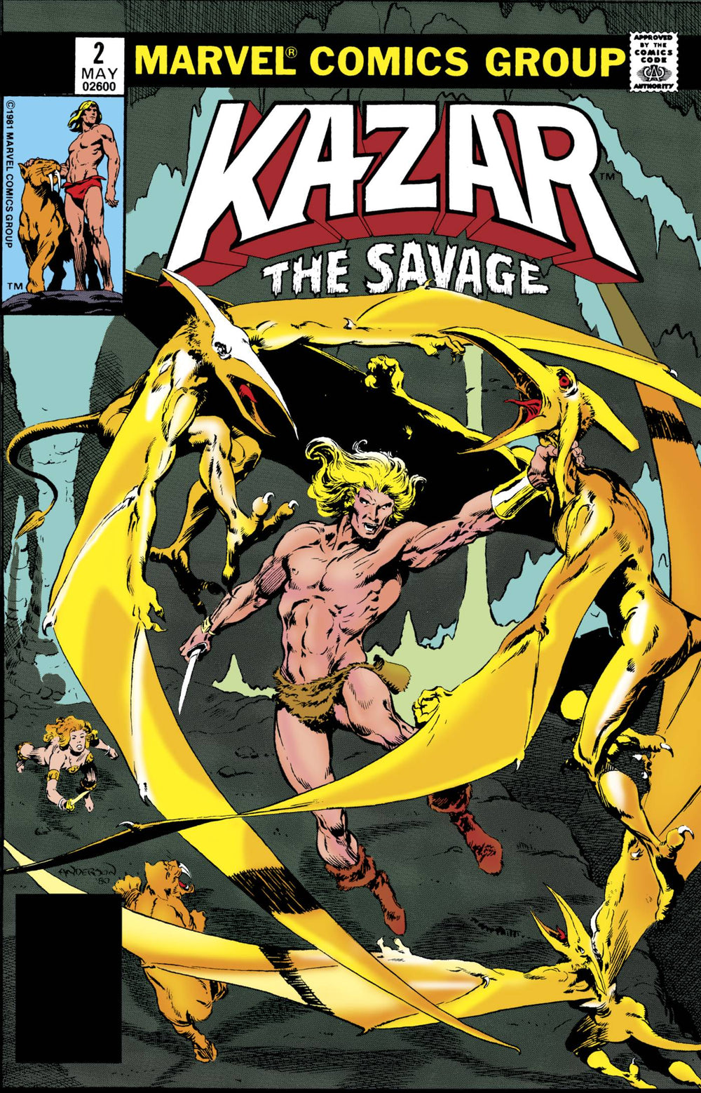KA-ZAR SAVAGE OMNIBUS HC ANDERSON DM VAR