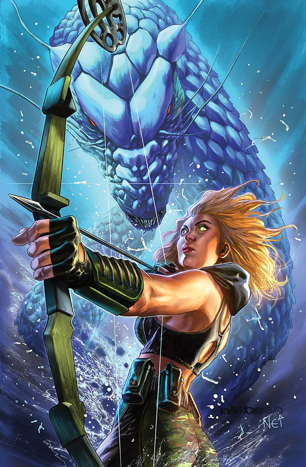 ROBYN HOOD BLOOD IN WATER CVR B AL BARRIONUEVO