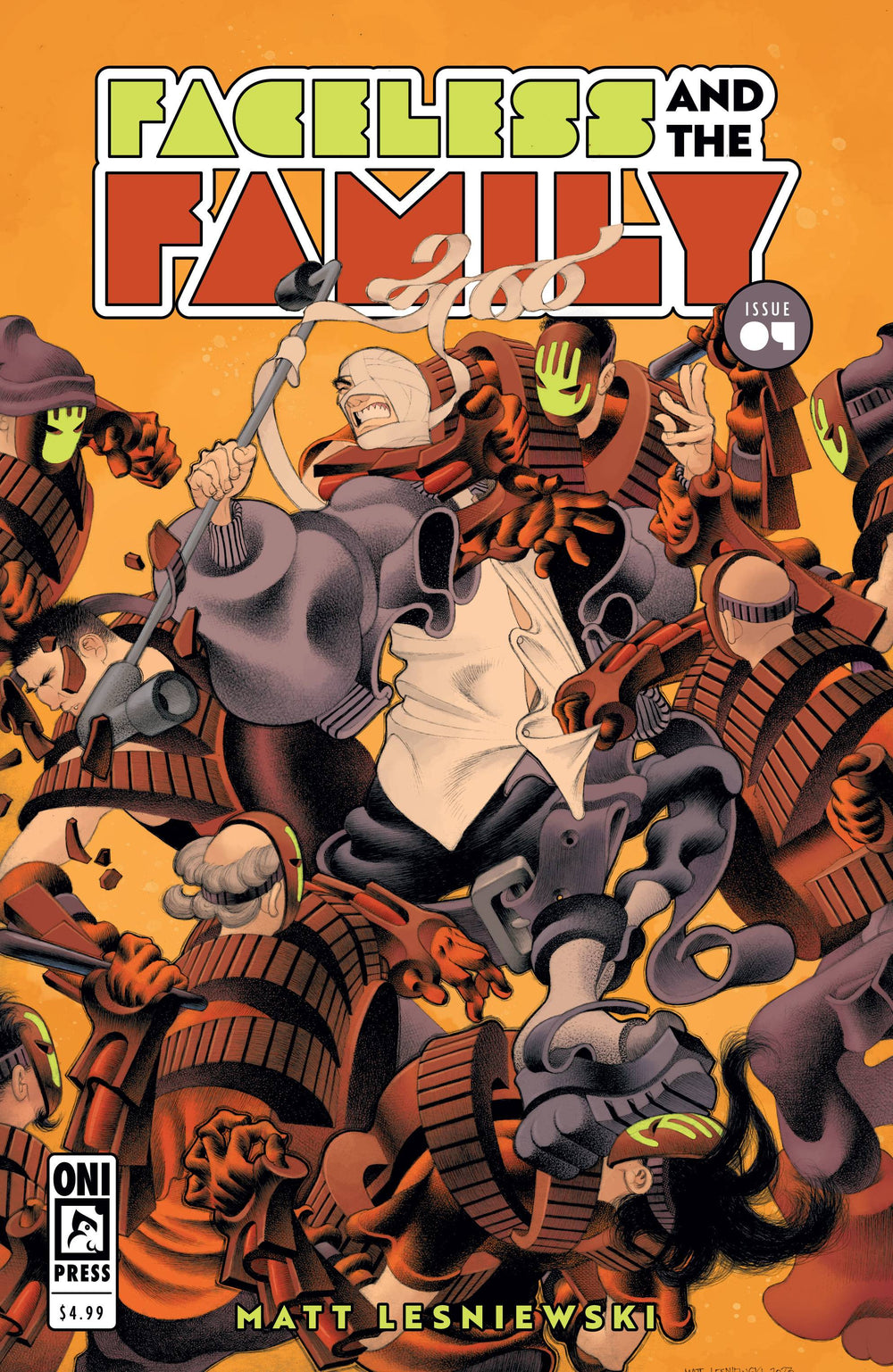 FACELESS AND THE FAMILY #4 CVR A LESNIEWSKI