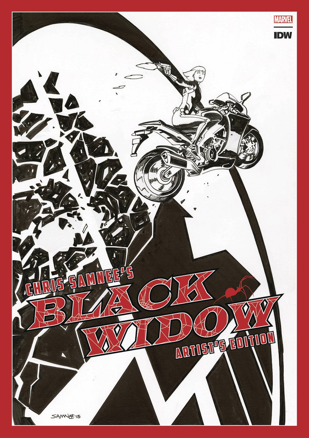 CHRIS SAMNEES BLACK WIDOW ARTISTS ED HC HARD COVER