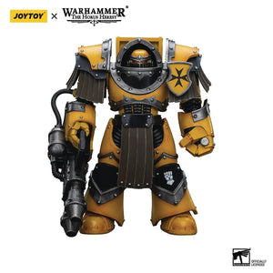 JT WH40K IMPERIAL FISTS TERMINATOR HVY FLAMER 1/18 ACTION FIGURE