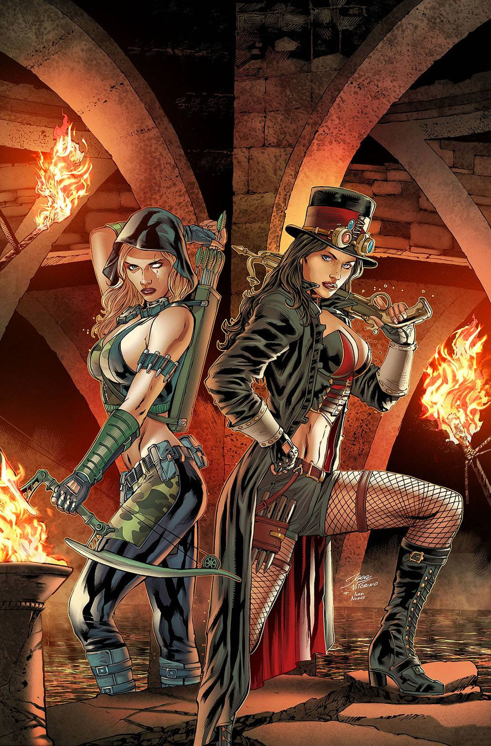 FAIRY TALE TEAM-UP ROBYN HOOD & VAN HELSING CVR B VITORINO
