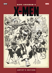 DAVE COCKRUMS XMEN ARTISTS ED HC HARD COVER