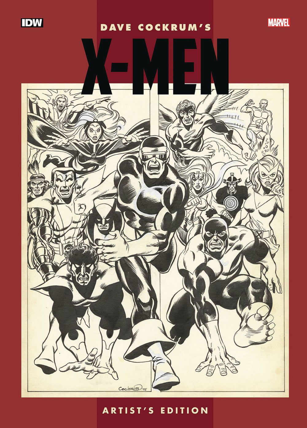 DAVE COCKRUMS XMEN ARTISTS ED HC HARD COVER