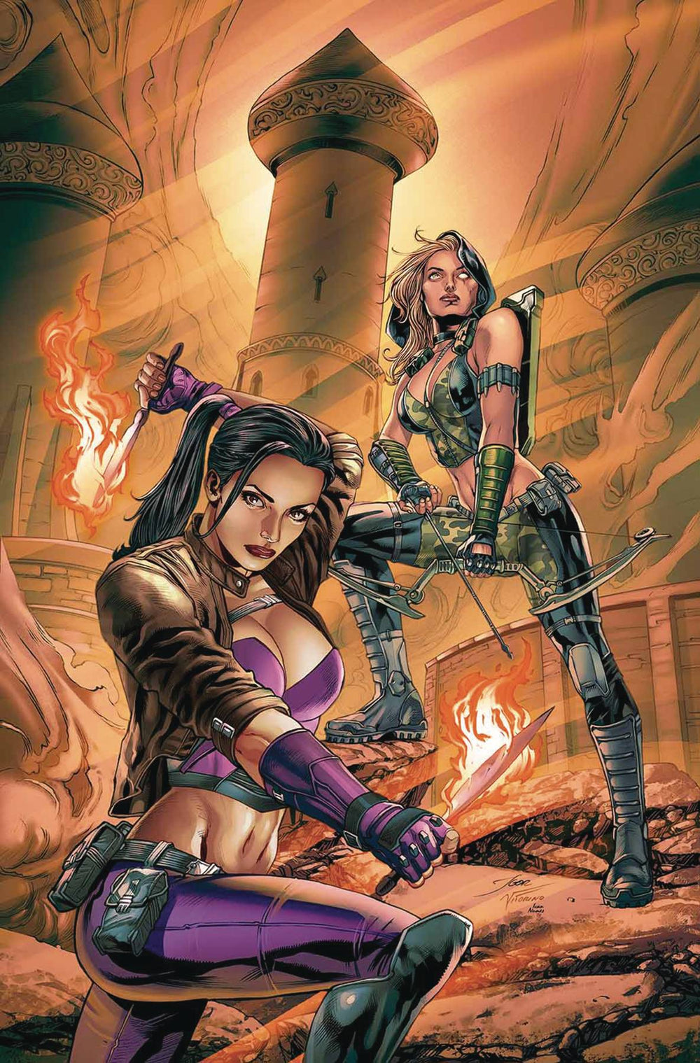 FAIRY TALE TEAM-UP ROBYN HOOD & JASMINE CVR B VITORINO