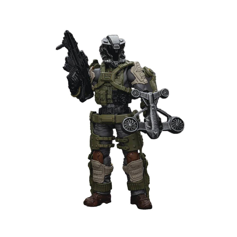 JT ARMY BUILDER PM PK FIG 33 SCOUT W/ DRONE 1/18 ACTION FIGURE