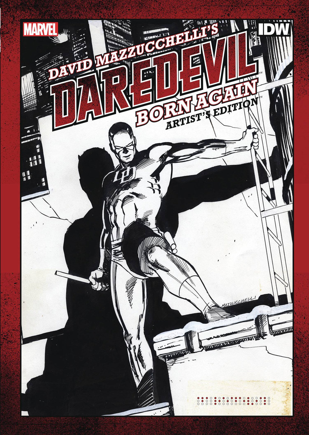 DAVID MAZZUCCHELLI DAREDEVIL BORN AGAIN ARTISTS ED HC HARD COVER