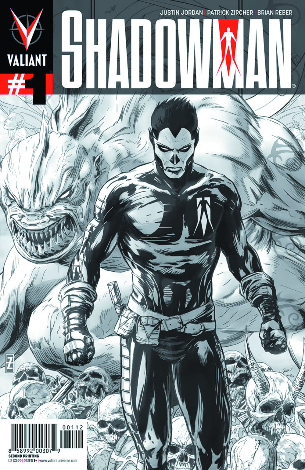SHADOWMAN #1 2ND PTG ZIRCHER SKETCH CVR (PP #1053)